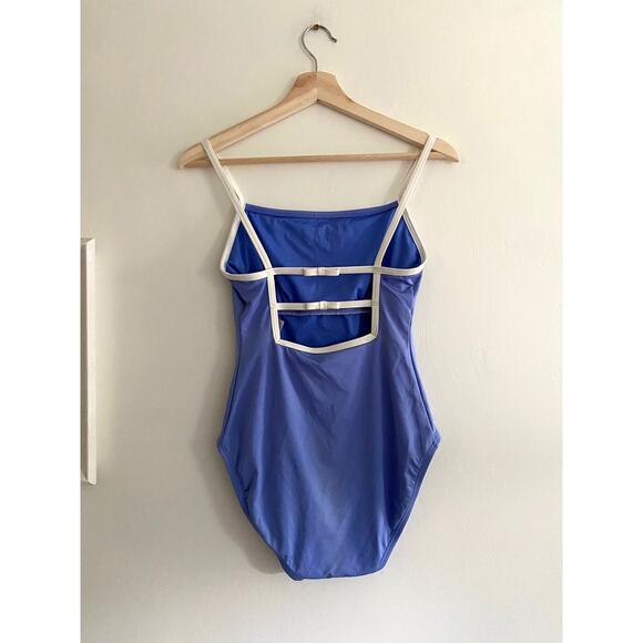 KATE SPADE Adventure Blue One Piece Bows Swimsuit Size Medium - Picture 3 of 6